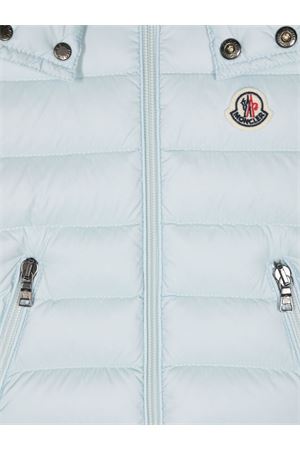 bomber in piuma d'oca azzurro MONCLER KIDS | J29511A000035307970C